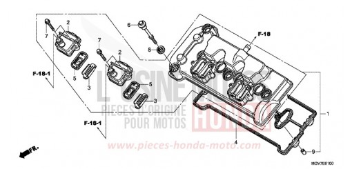 CYLINDER HEAD COVER CBR600FB de 2011